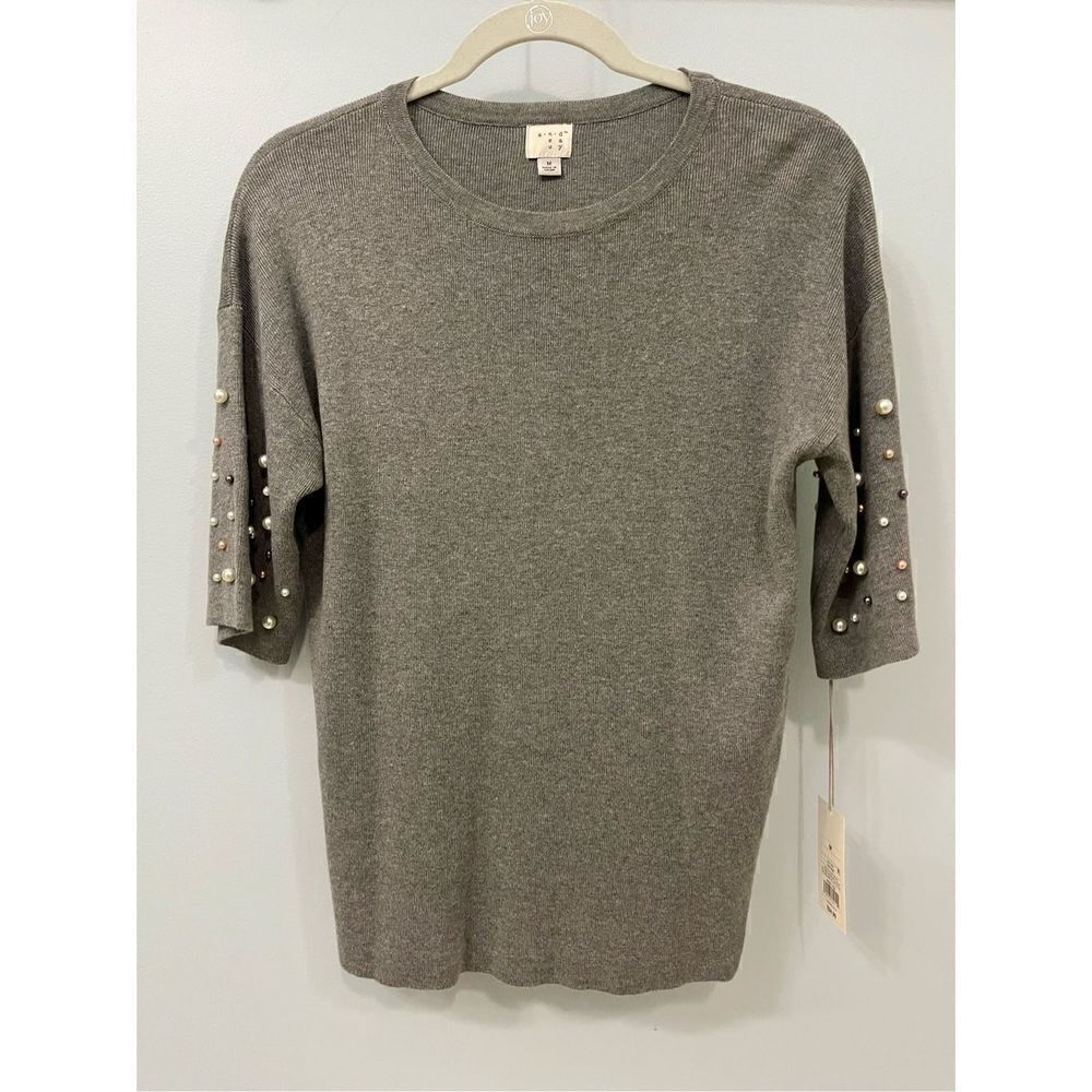 Grey a new day sweater